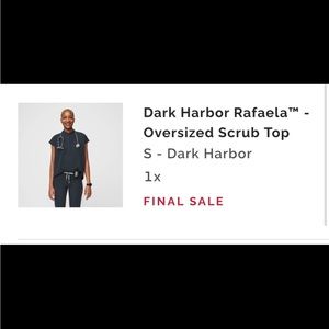 Figs Scrub Top Small